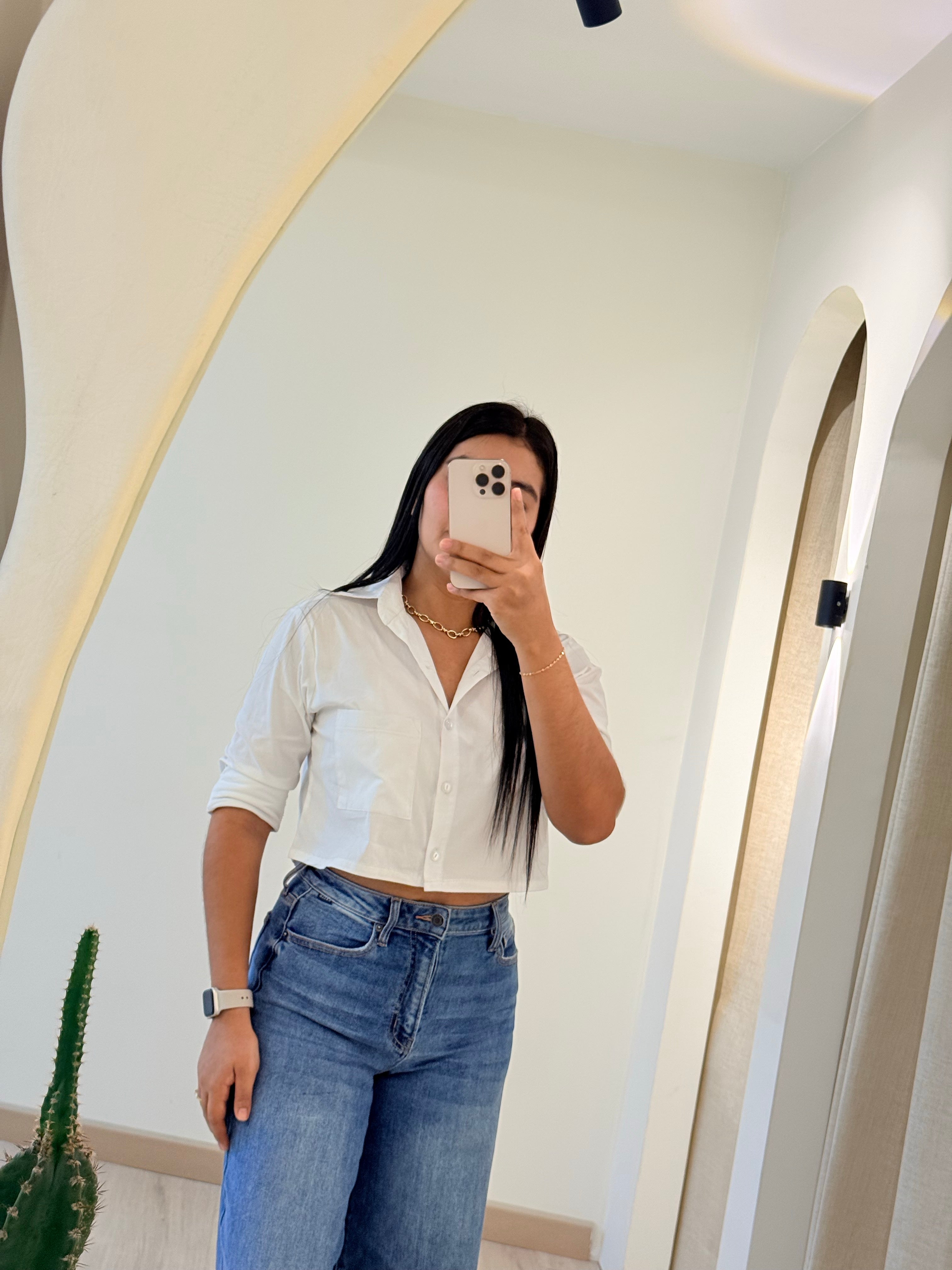 CAMISERA CORTA BLANCA