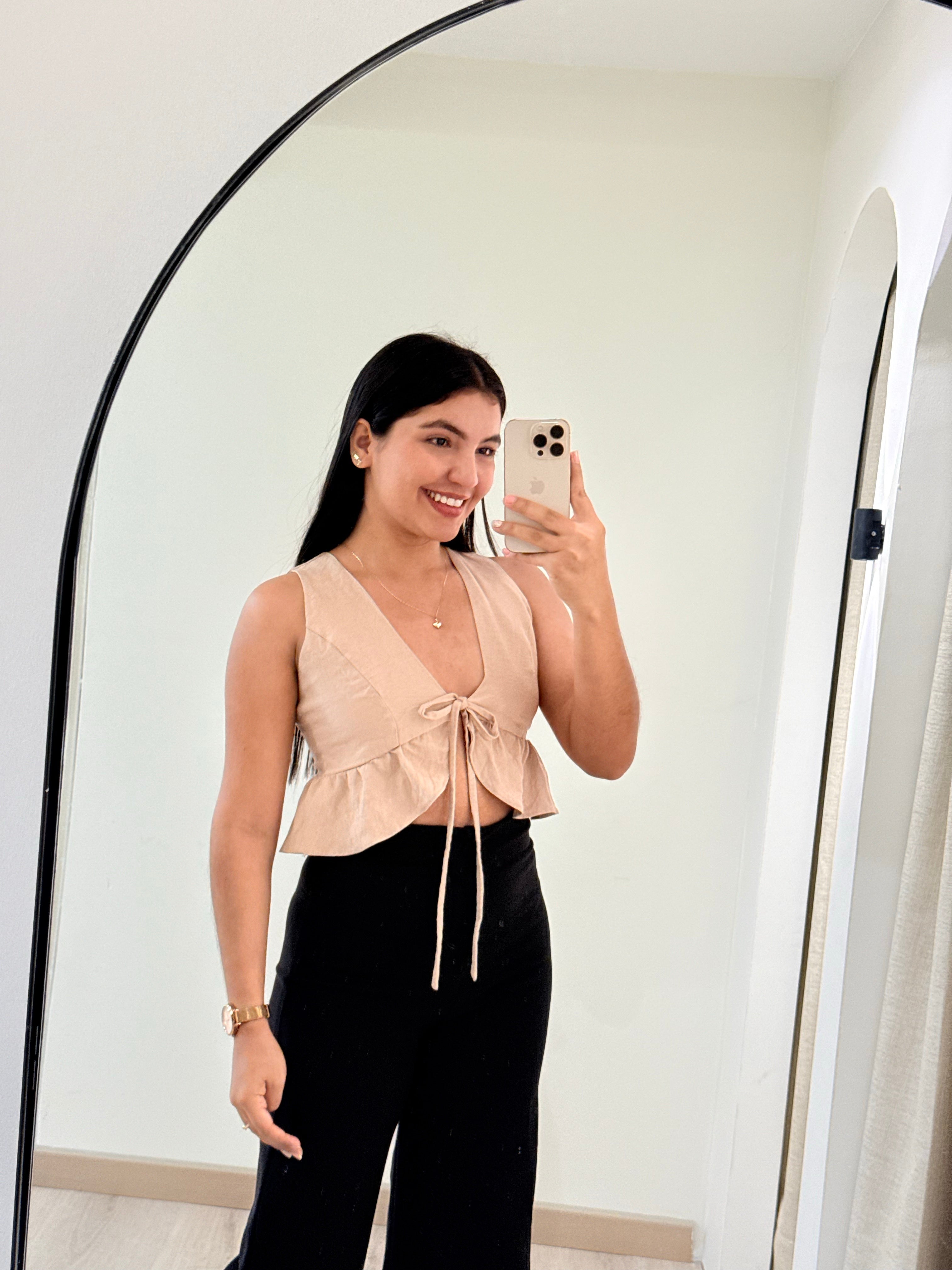 BLUSA EMI BEIGE