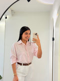 CAMISERA EN LINO ROSA