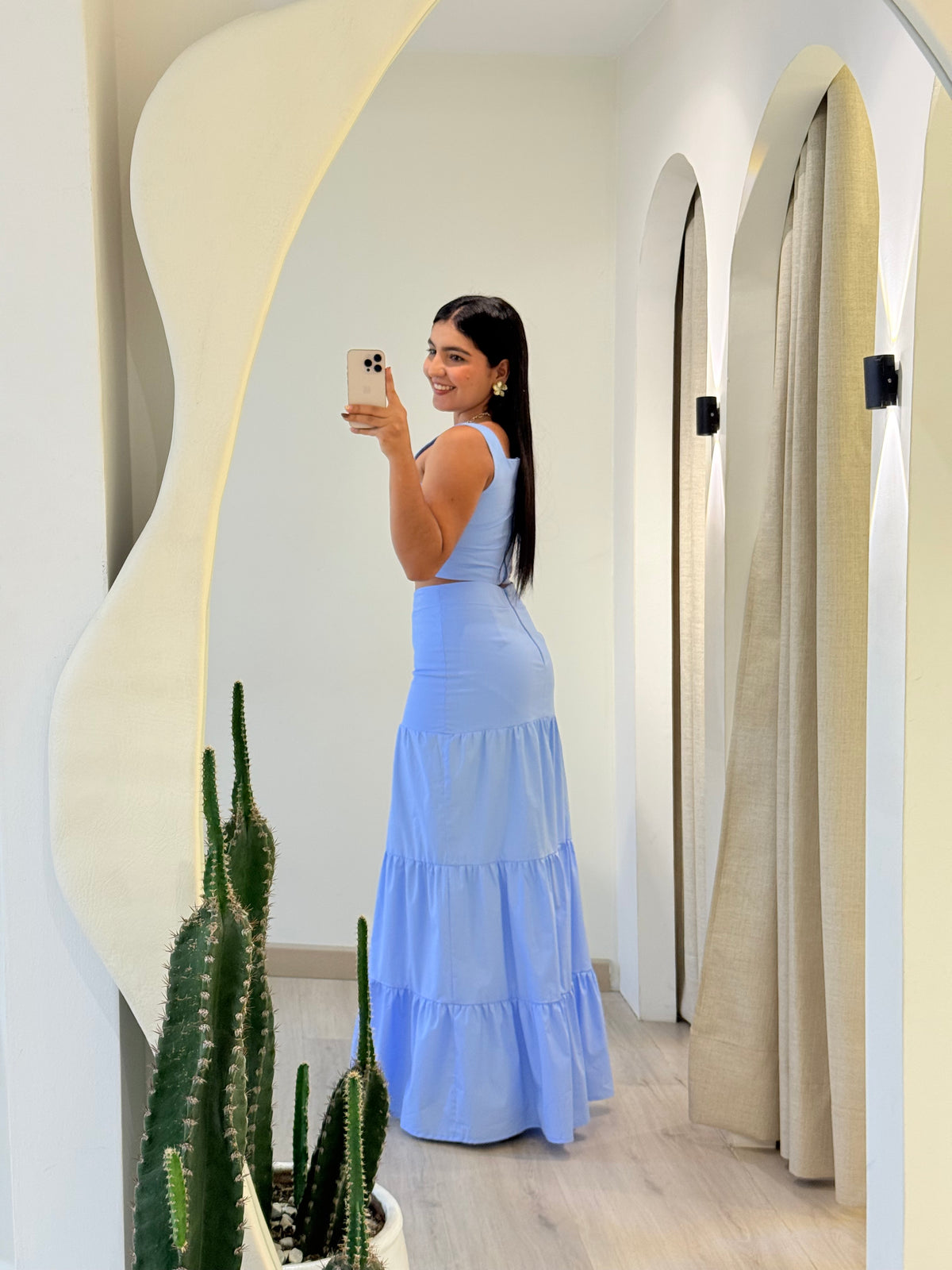 SET FALDA AZUL