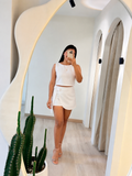 FALDA SHORT BOSTÓN BLANCA