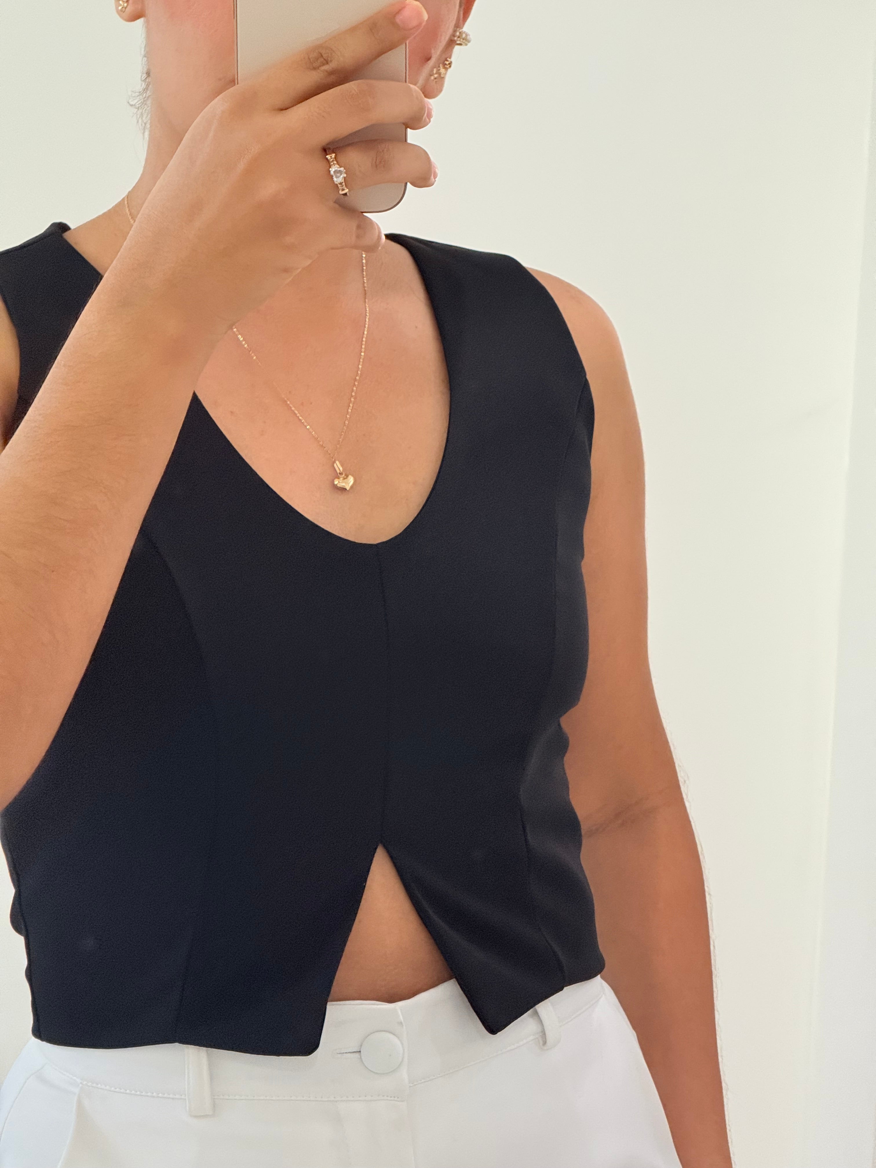 BLUSA MILANO NEGRA