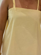 VESTIDO AINOA LINO AMARILLO