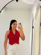 BLUSA LUISA ROJO