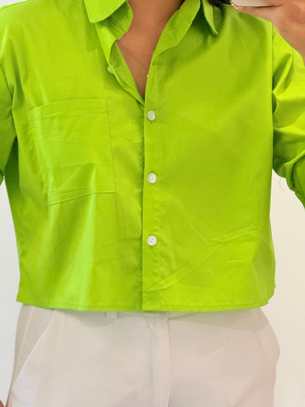 CAMISERA CORTA VERDE