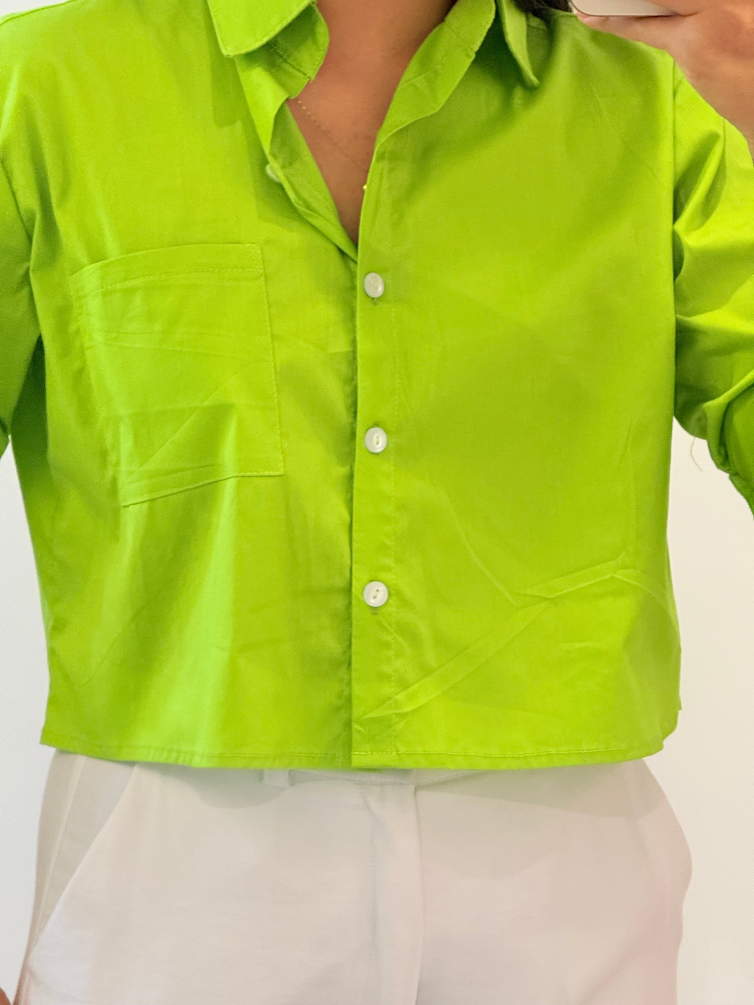 CAMISERA CORTA VERDE