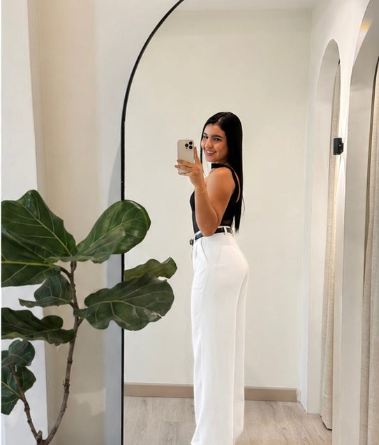 PANTALÓN DE PRENSES BLANCO