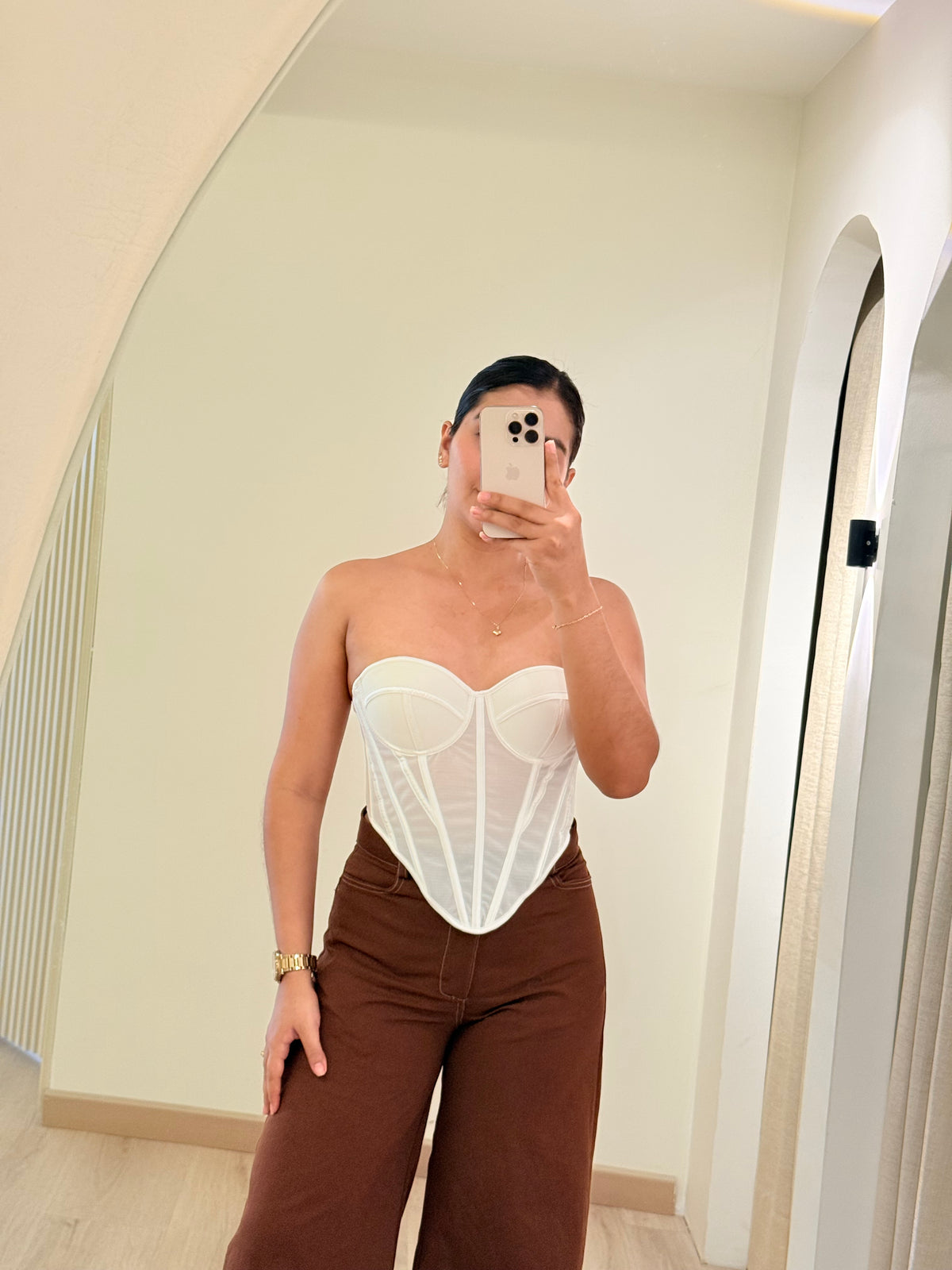 CORSET OLIVIA BLANCO