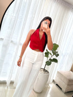 PANTALÓN DE LÍNEA BLANCO
