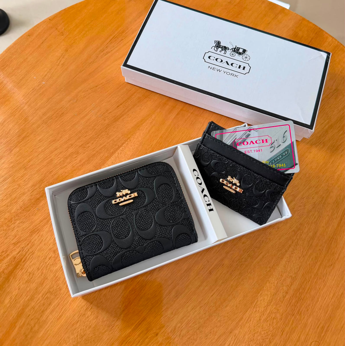 BILLETERA MINI + TARJETERO