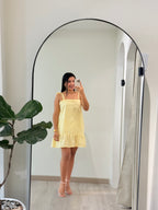 VESTIDO AINOA LINO AMARILLO