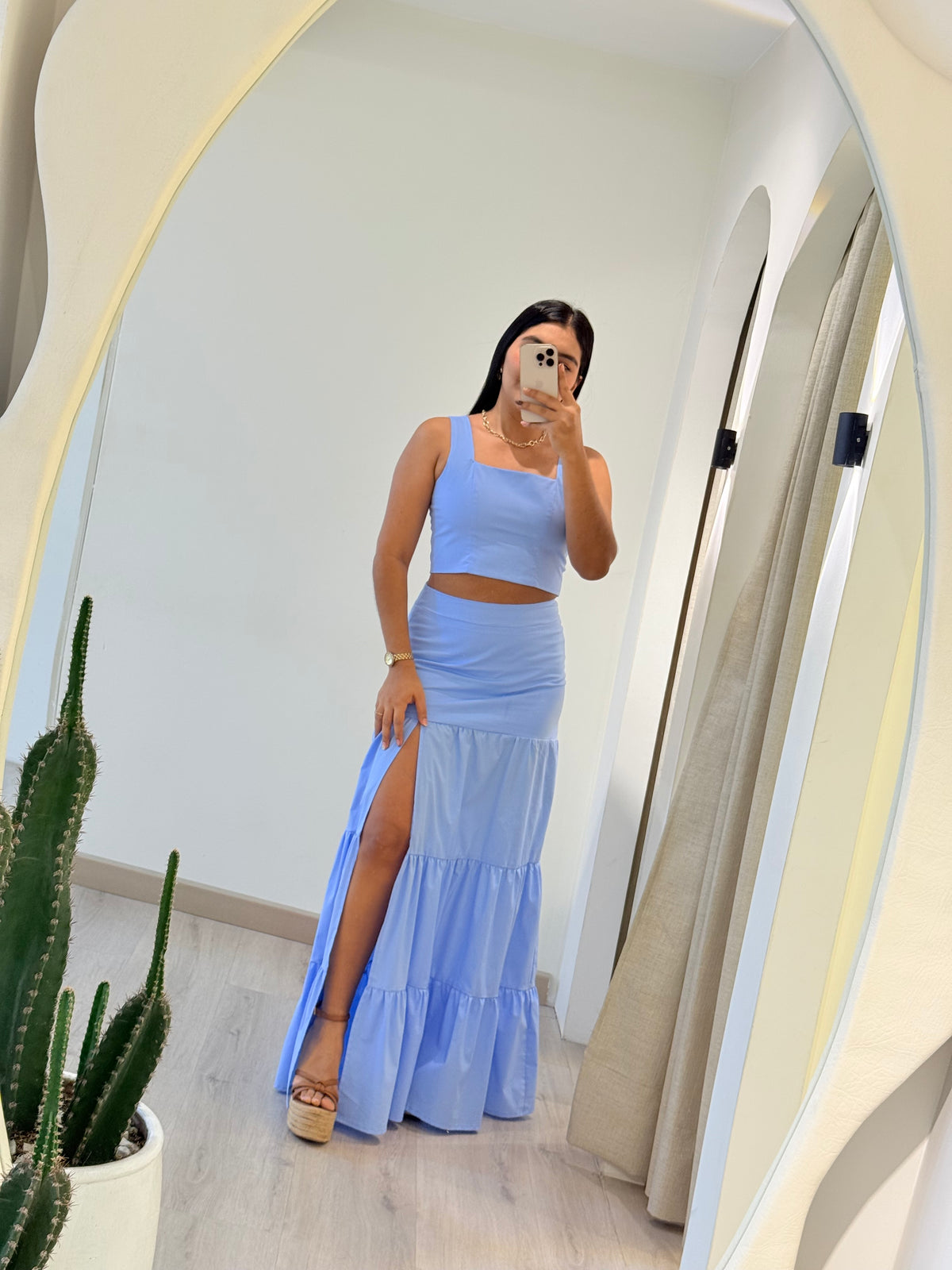 SET FALDA AZUL
