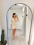 VESTIDO VICTORIA BEIGE