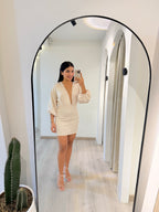 VESTIDO VICTORIA BEIGE