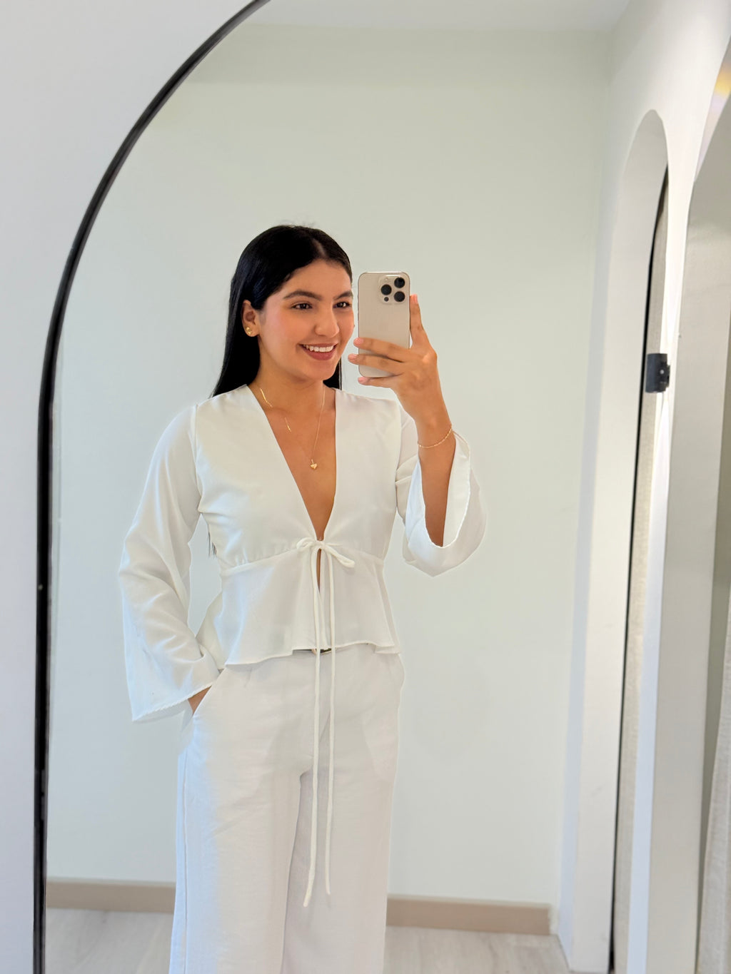 BLUSA MAGNOLIA BLANCA