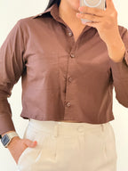 CAMISERA CORTA MOCCA
