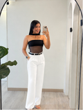 PANTALÓN DE PRENSES BLANCO