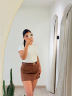 FALDA SHORT LAURA MOCCA