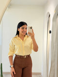 CAMISERA LINO AMARILLA