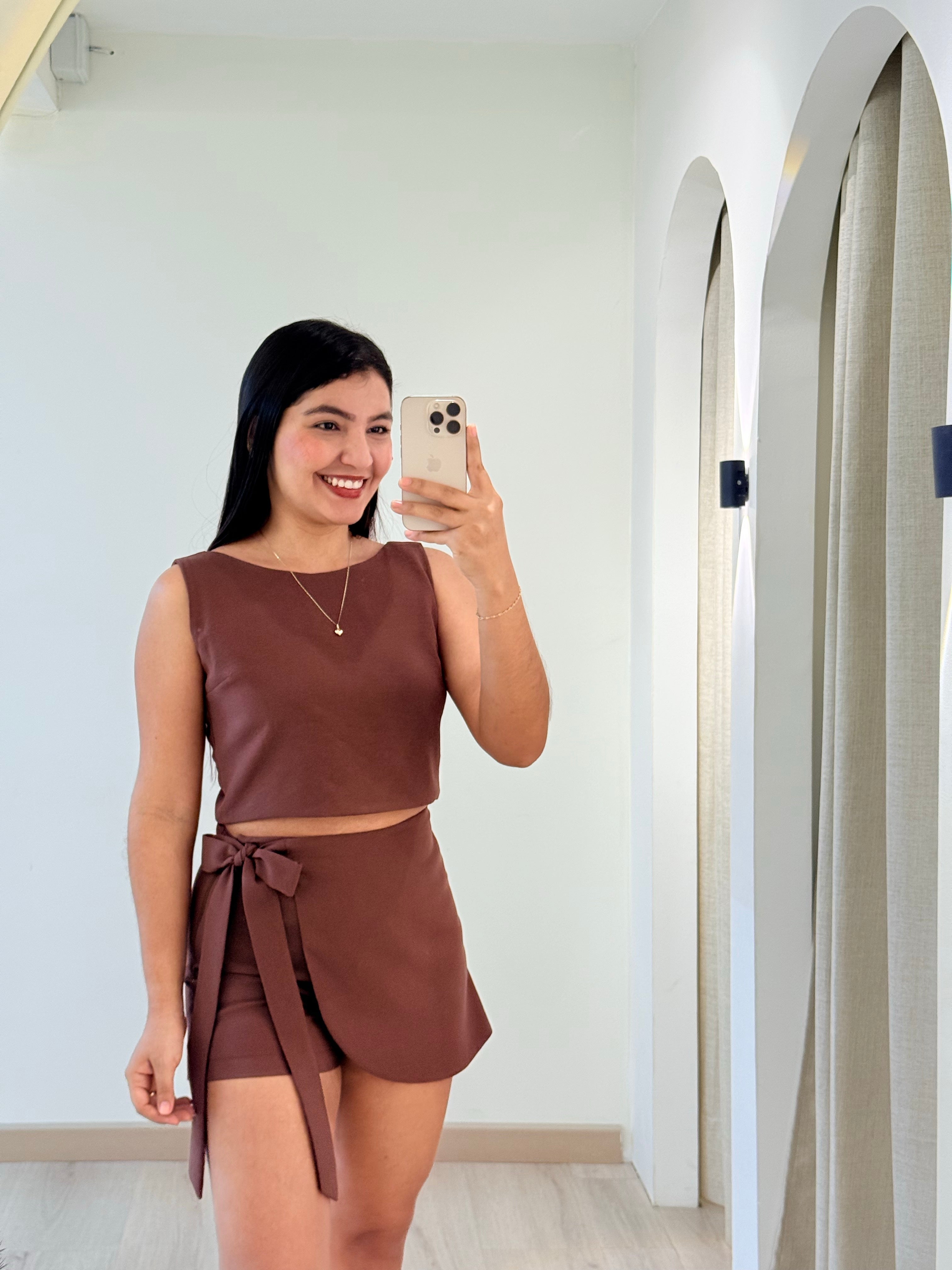 BLUSA BÁSICA BOSTÓN MOCCA