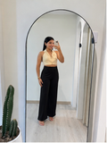 PANTALÓN DE LÍNEA NEGRO