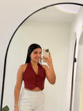 BLUSA LUISA VINO TINTO