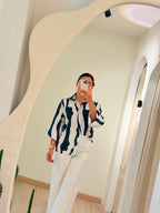 BLUSA ESTAMPADA VERDE