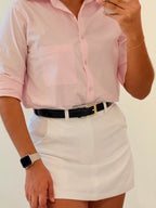 CAMISERA EN POPELINA ROSA