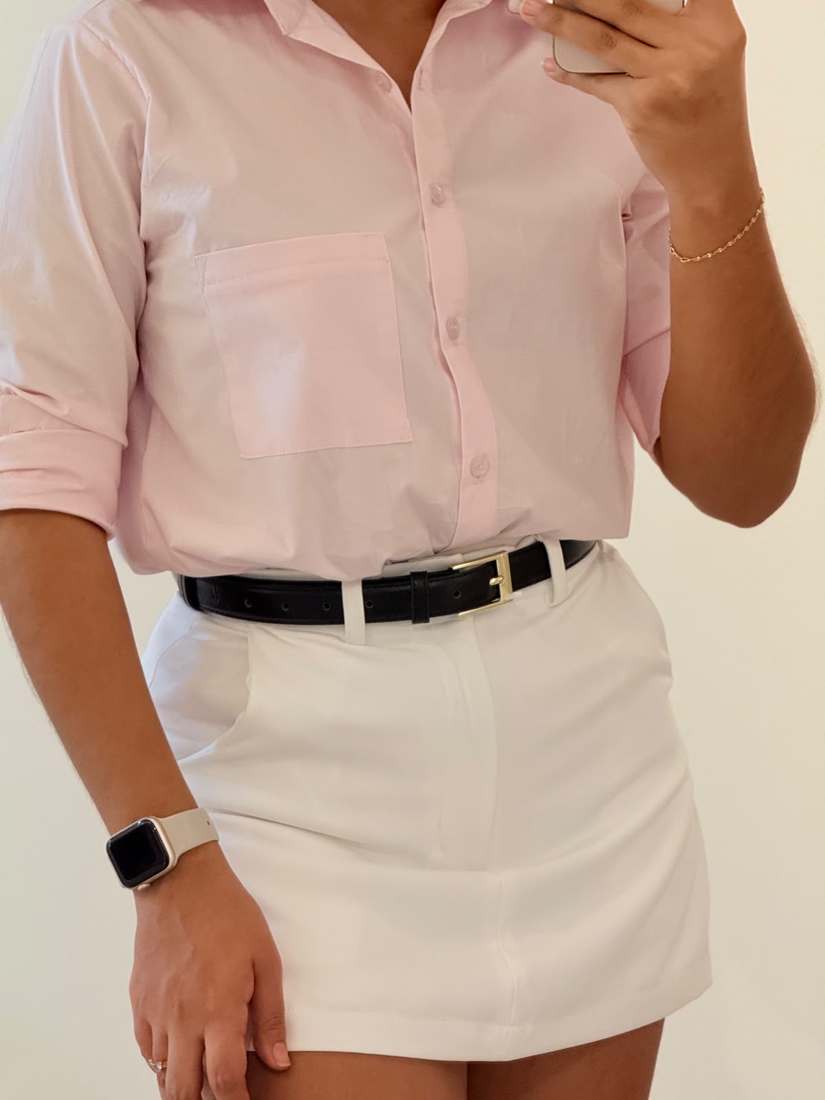 CAMISERA EN POPELINA ROSA