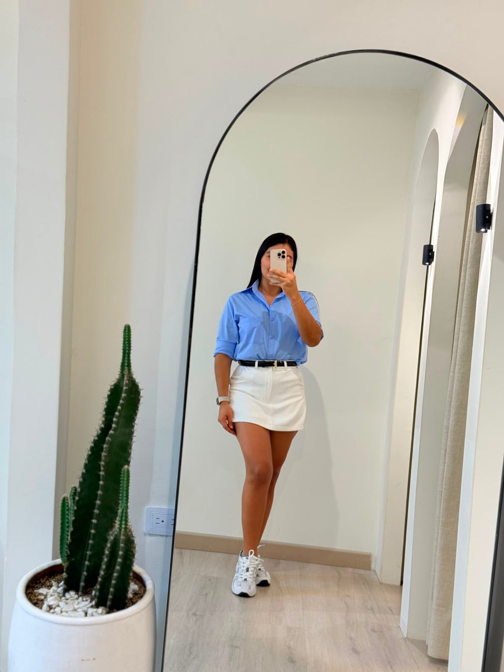 FALDA SHORT LAURA BLANCA