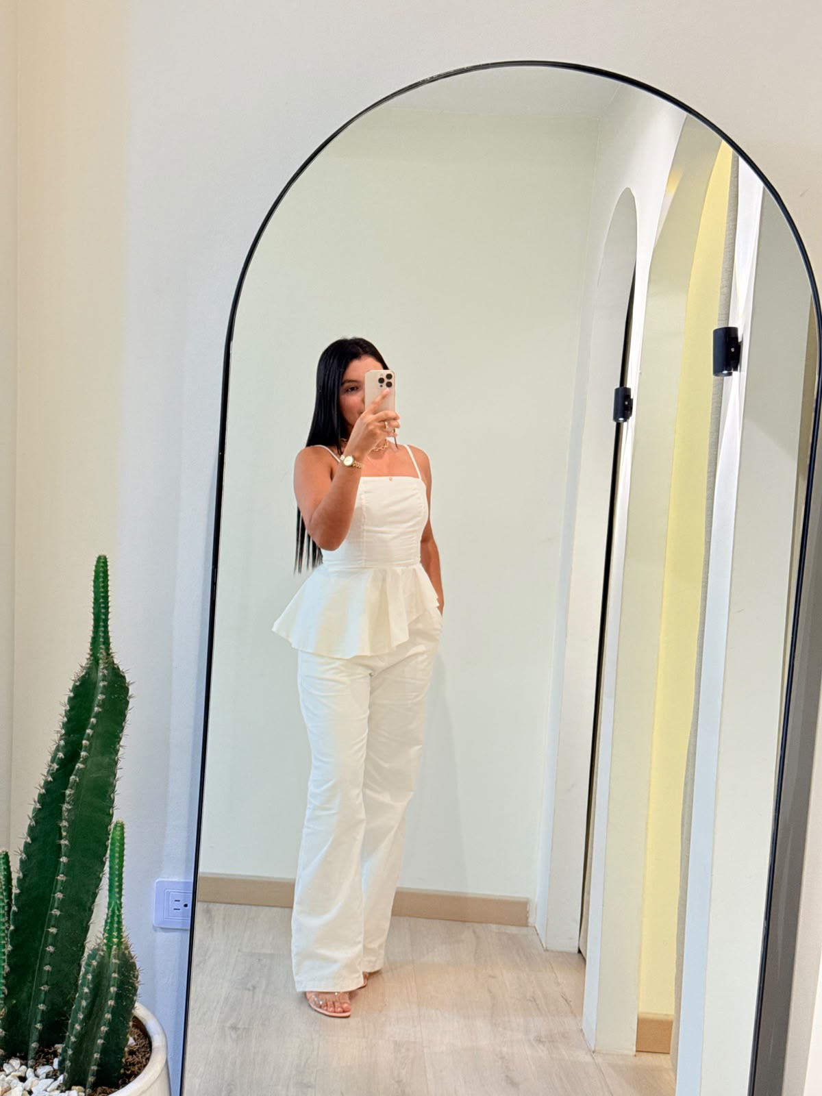BLUSA LAURI EN LINO MARFIL